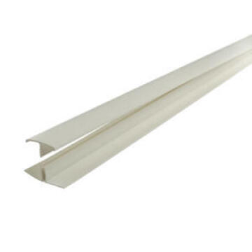 Interior Cladding Accessory PVC Junction (H Profile) for 8-10mm panels White-2600mm