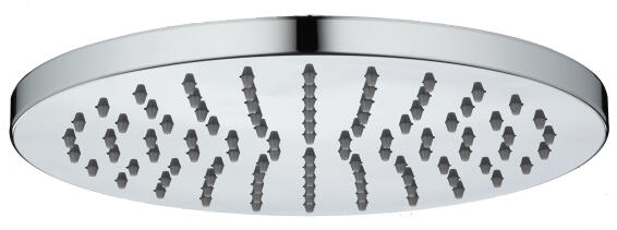 Sensea colina round shower head 1jet acs chrome w25cmxd5.5cm