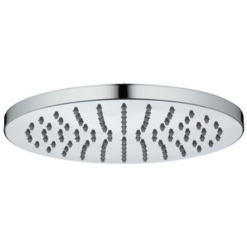 Sensea colina round shower head 1jet acs chrome w25cmxd5.5cm