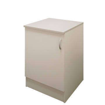 Kitchen base cabinet kit 1 door SPRINT white L60cmxH87cmxD60cm