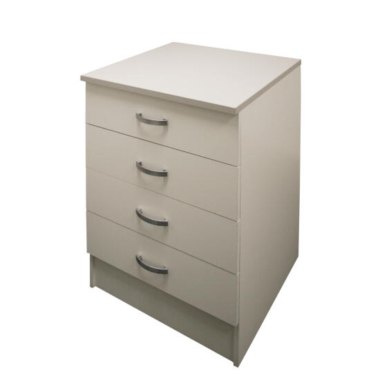 Kitchen Base Cabinet Kit 4 Drawer Sprint White L60cmxh87cmxd60cm