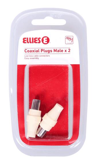 TV CON COAX PLUG M / M ELLIES