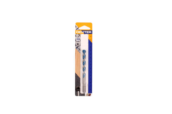 Drill bit DEXTER multi material round shank 10x12mm
