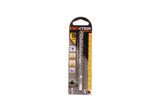 Drill bit concrete DEXTER PRO triangle shank 9x120mm