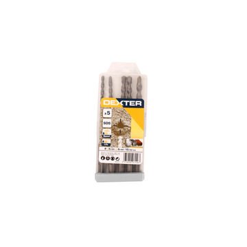 Set of concrete SDS+ drill bits DEXTER 6/6/8/8/10 5 pieces