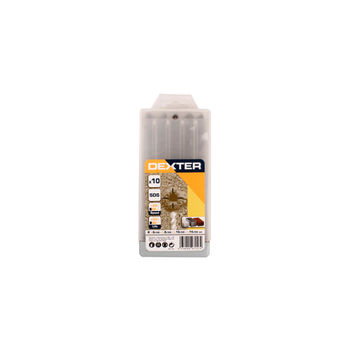 Set of concrete SDS+ drill bits DEXTER 3x6/3x8/2x10/2x14 10 pieces