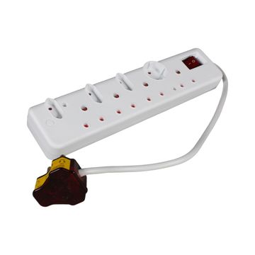 Ellies Multi-Plug Extension Cord 4x3 & 3x2 pin 1 Schuko