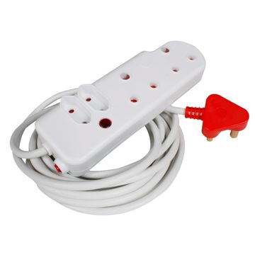 Ellies Multi-Plug Extension Cord 2X3 & 2X2 Pin 5M