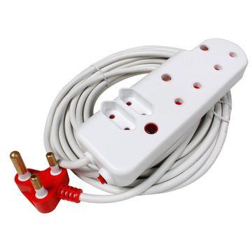 Ellies Multi-Plug Extension Cord 2X3 & 2X2 Pin 10M