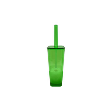 Toilet Brush Holder Plastic SENSEA Claire green