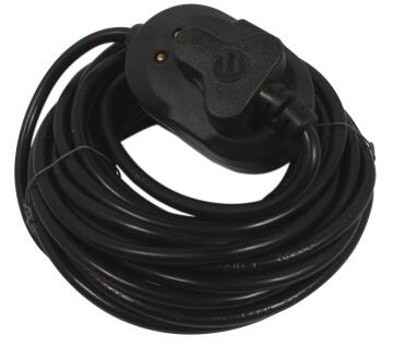 Extension cord janus ELLIES black 1mmx10m
