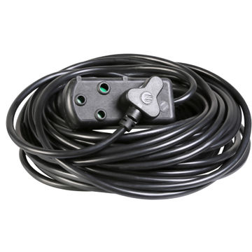  ELLIES Extension cord 2x3 pin 1.5mmx20m black