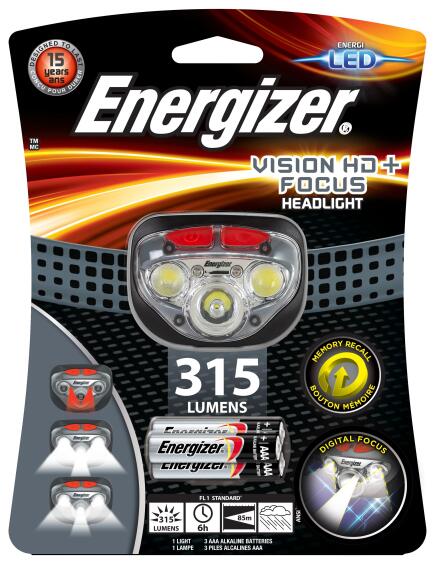 Headlight vision HD+ ENERGIZER Focus
