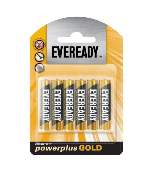 Battery AAA EVEREADY zinc carbon 6 pack