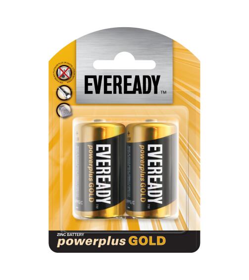 Battery LR14 EVEREADY C zinc carbon 2 pack