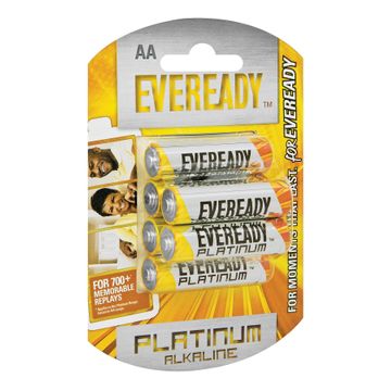 Battery AA LR6 EVEREADY platinum alkaline 6 pack
