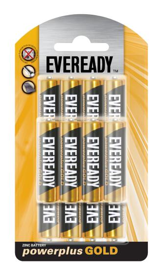 Battery AA LR6 EVEREADY zinc carbon 12 pack