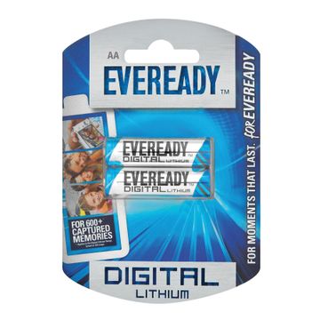 Battery AA LR6 EVEREADY digital lithium 2 pack