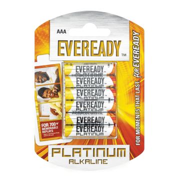 BATTERY ALKALINE EVEREADY AAA / LR03 X6
