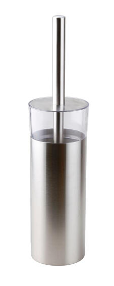 Sensea Mia Toilet Brush Holder Transparent and Brushed