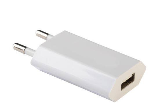 Power adaptor 2 pin 1 USB port