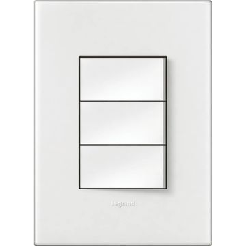 Switch arteor LEGRAND 3 lever 2 way 2x4 white