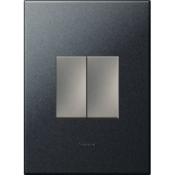 Switch arteor LEGRAND 2 lever 2 way 2x4 graphite