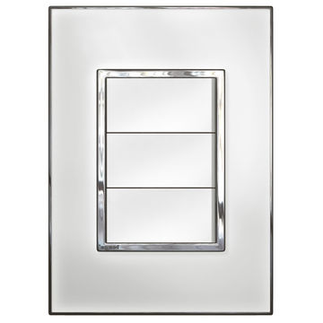 Switch 50x100mm 3 levers 1 way LEGRAND ARTEOR mirror black