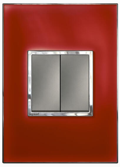 Dimmer 50x100mm 2 levers 1 way ARTEOR red