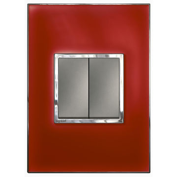 Dimmer 50x100mm 2 levers 1 way ARTEOR red