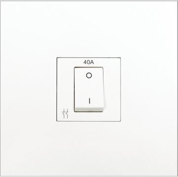 Legrand Stove Isolator Aerator White 4x4