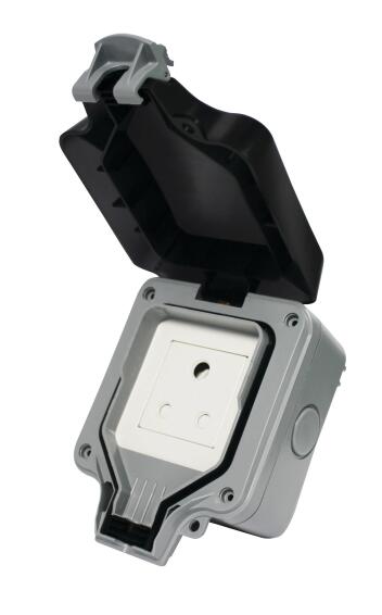 Socket waterproof stingray 1x3 pin IP66