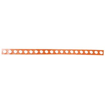 Copper strip perforated 2m