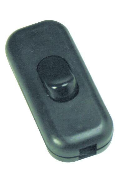 In-Line Black Rocker Switch (2A)