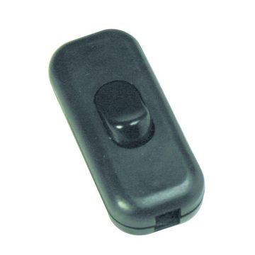 In-Line Black Rocker Switch (2A)