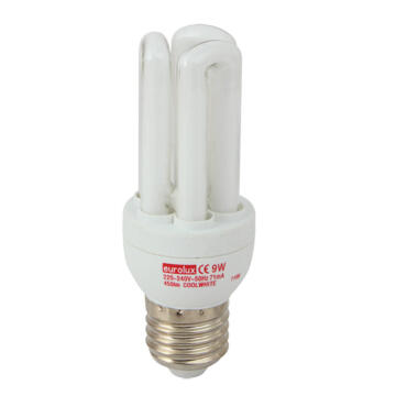  cfl light bulb 3u 9w E27 cool white