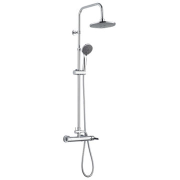 Shower set full system essential chrome 20cm