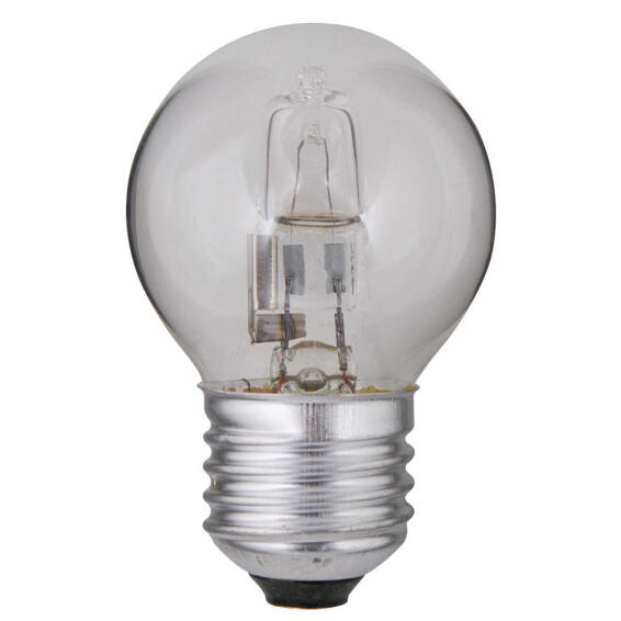 halogen light bulb 28w E27 golfball warm white