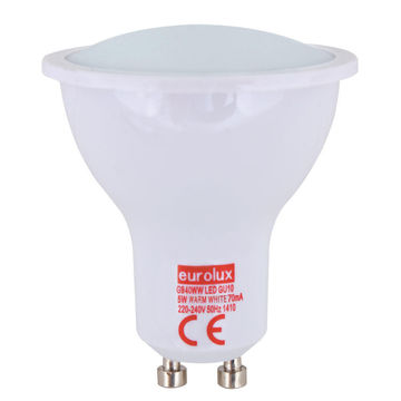 Eurolux LED Light Bulb GU10 5W Warm White