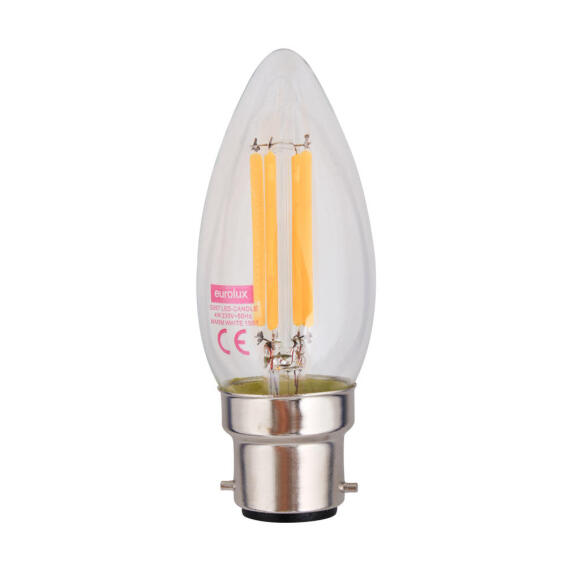 Eurolux B22 LED Decorative Light Bulb Warm White 4W