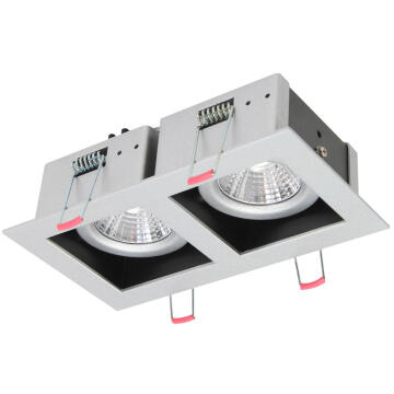 downlight xin led  square 2 x 6.5w cool white