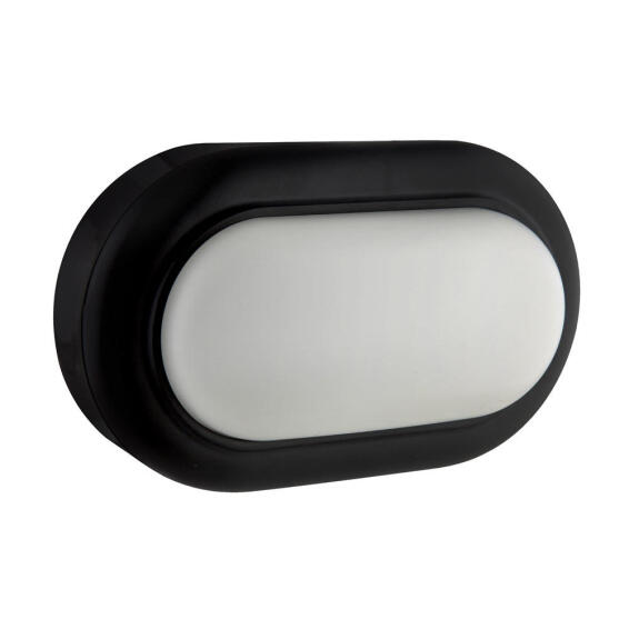 Eurolux Bulkhead Wall Light 8W Black 