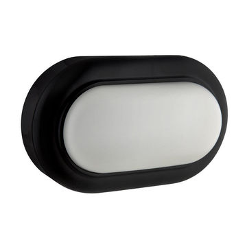 Eurolux Bulkhead Wall Light 8W Black 
