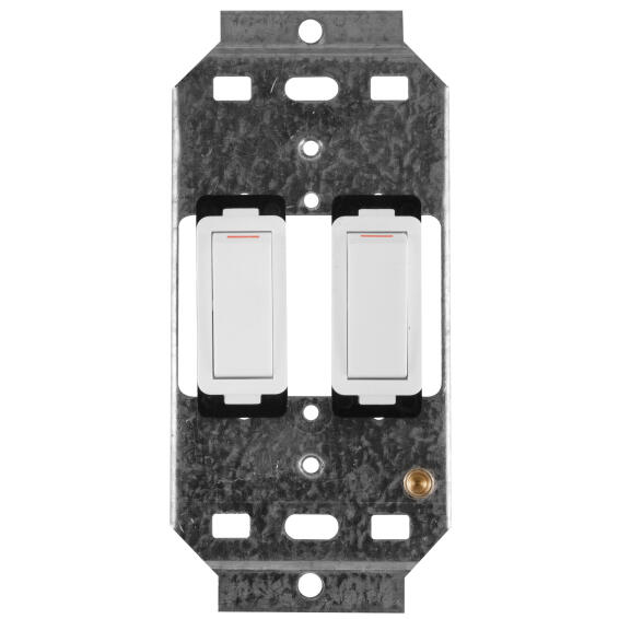 Module CRABTREE white 2 lever 1 way