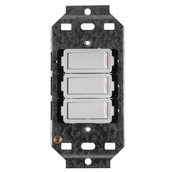 Module CRABTREE white 3 lever 1 way