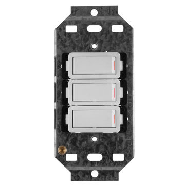 Module CRABTREE white 3 lever 1 way