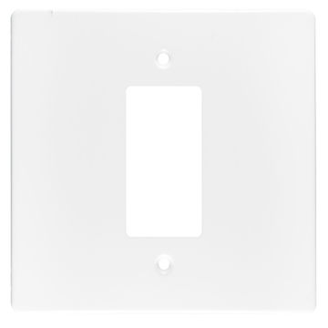Cover plate CRABTREE white 4 lever switch 2x4