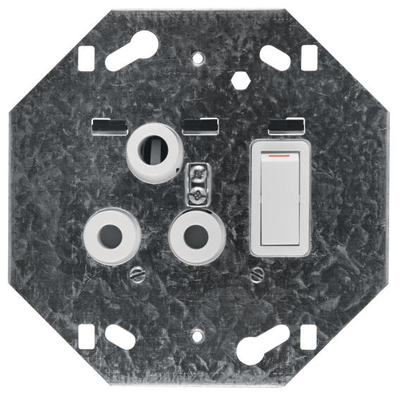 Module CRABTREE white 3 pin 4x4