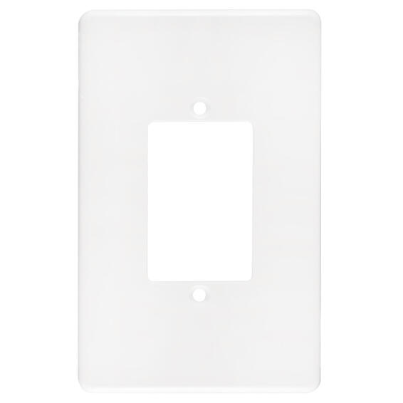 Cover plate CRABTREE white 3 lever switch 2x4