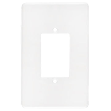 Cover plate CRABTREE white 3 lever switch 2x4